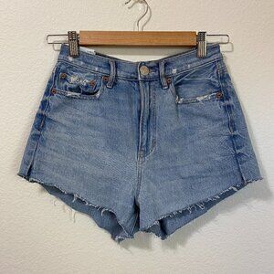 American Eagle Baggy Jean Cutoff Shorts Size 0